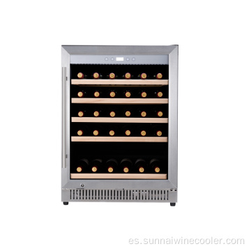 Pantalla digital del compresor 118L Enfriador de vino incorporado